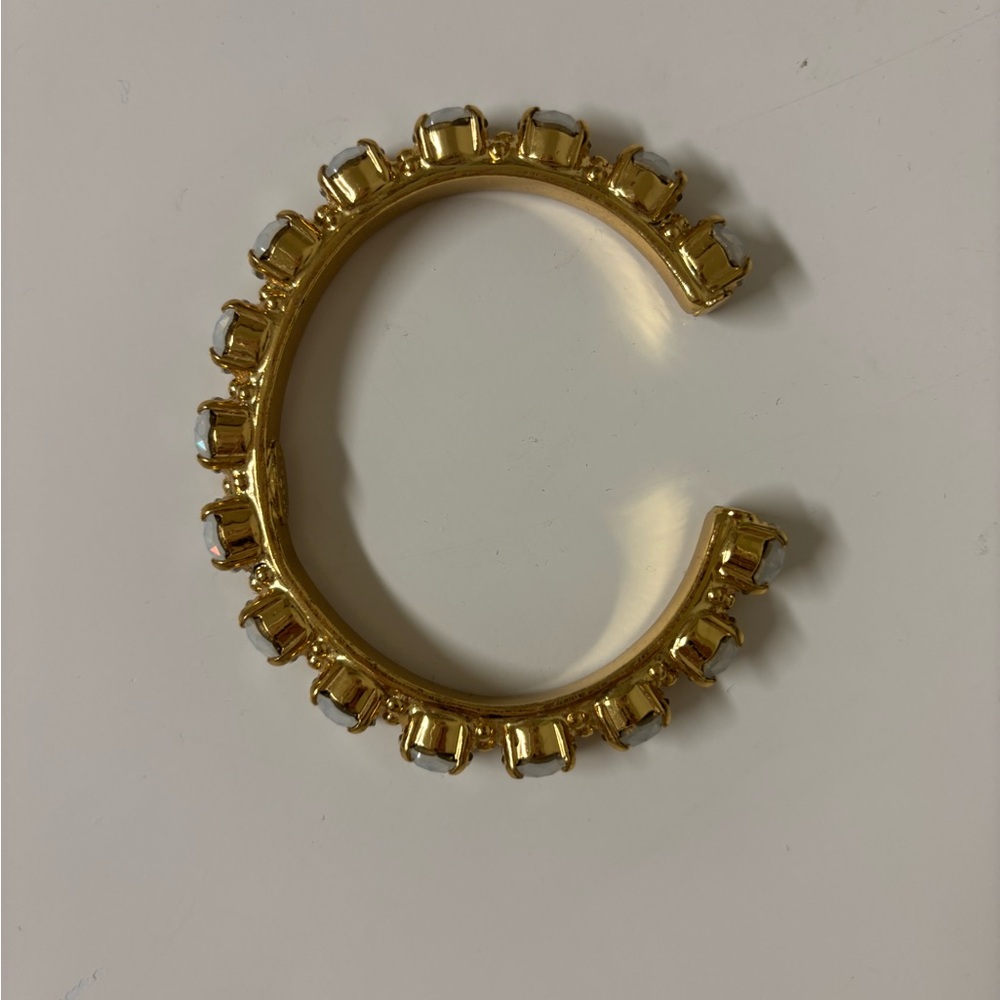 Sorrelli Riveting Romance gold and opal cuff bracelet - Picture 3 of 5